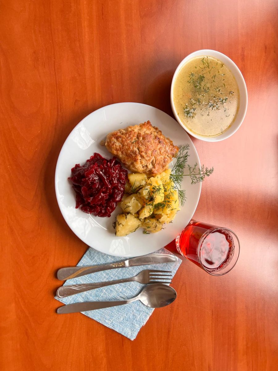 ziemniaki, buraki, kurczak